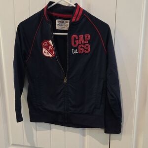 GAP Kids Dark Blue Jacket with Red Details Size 8